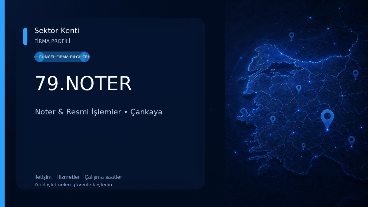 79.NOTER Noter & Resmi İşlemler