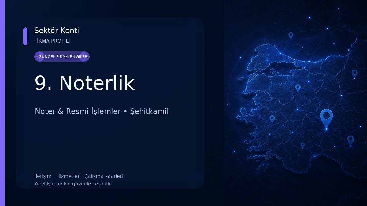 9. Noterlik