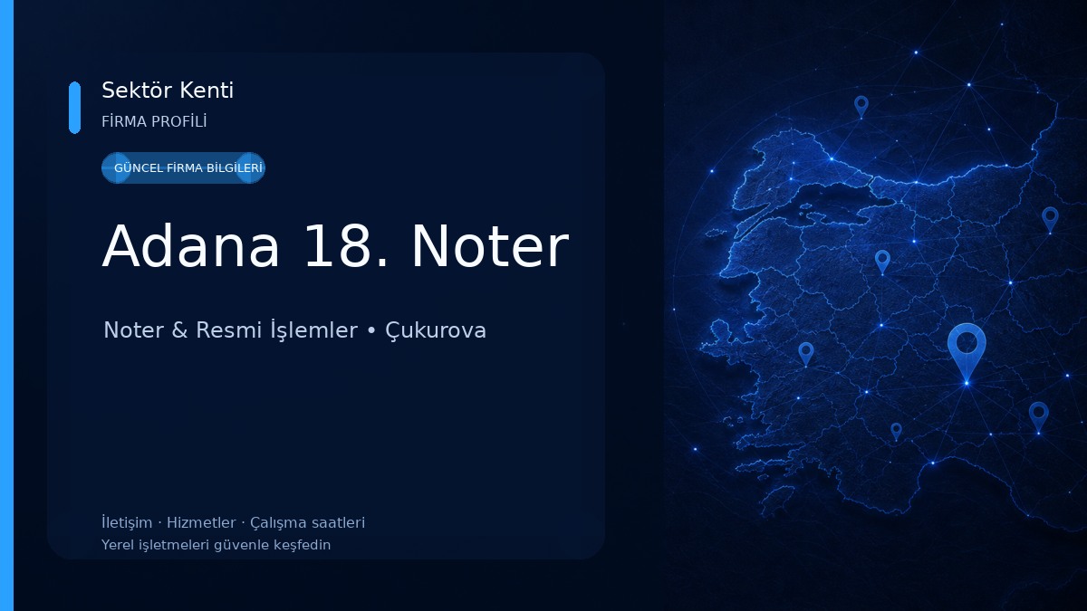 Adana 18. Noter
