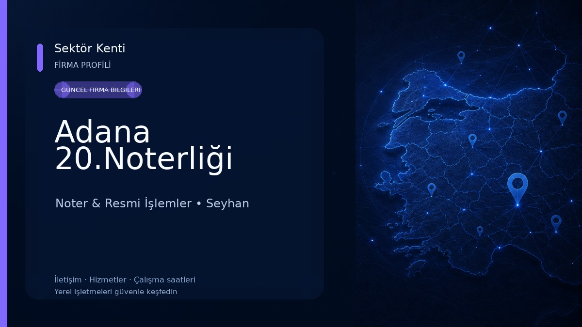 Adana 20.Noterliği 