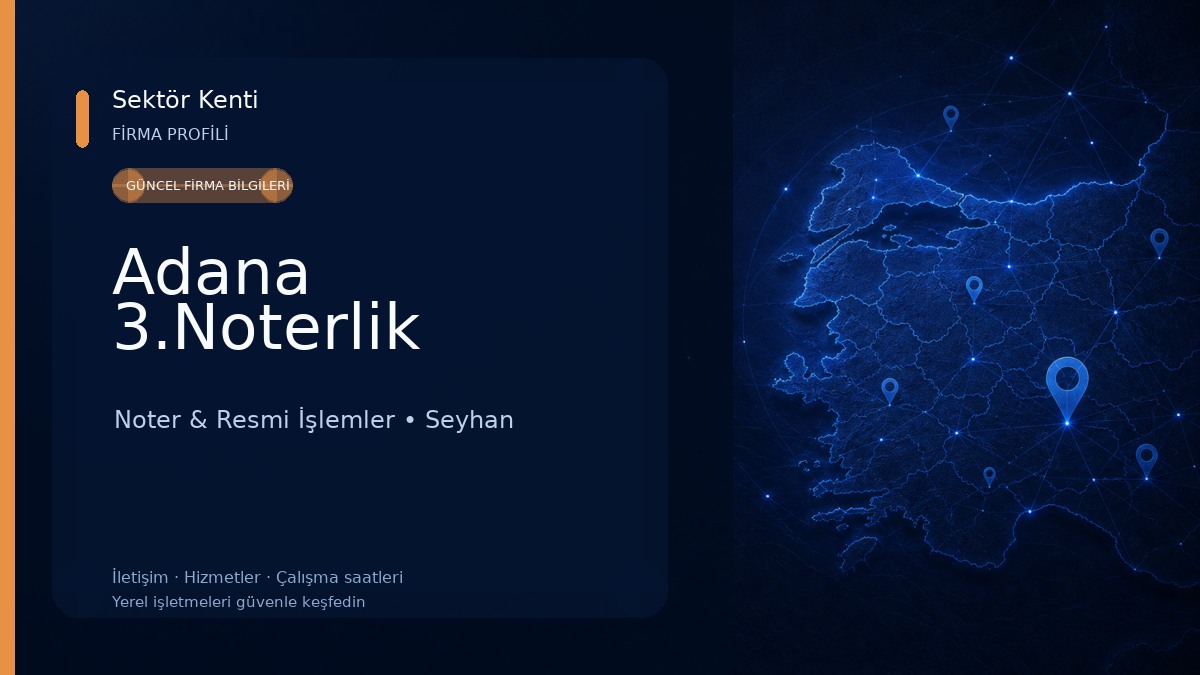 Adana 3.Noterlik
