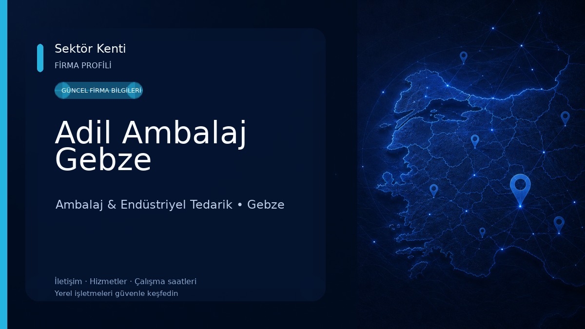 Adil Ambalaj Gebze Ambalaj & Endüstriyel Tedarik