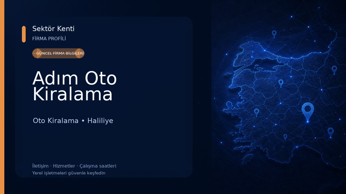 Adım Oto Kiralama Oto Kiralama