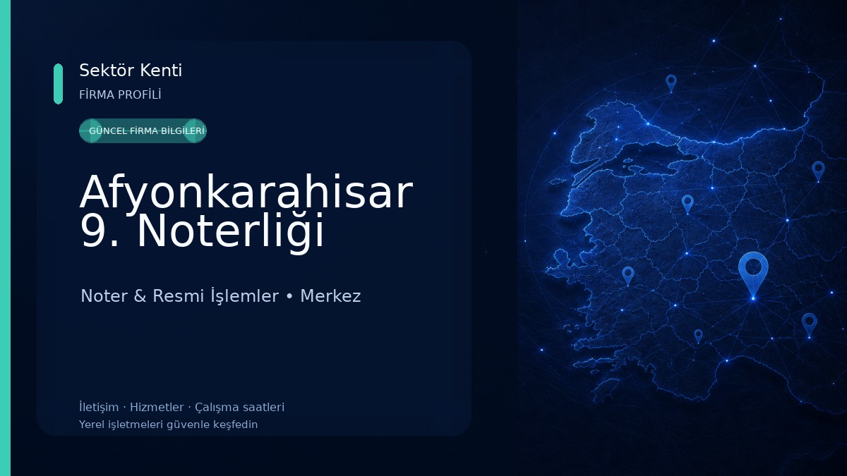 Afyonkarahisar 9. Noterliği 