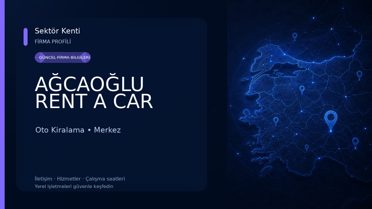 AĞCAOĞLU RENT A CAR