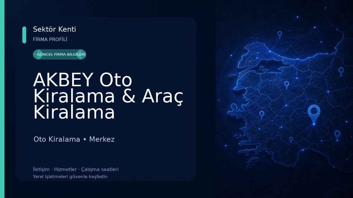 AKBEY Oto Kiralama & Araç Kiralama Oto Kiralama