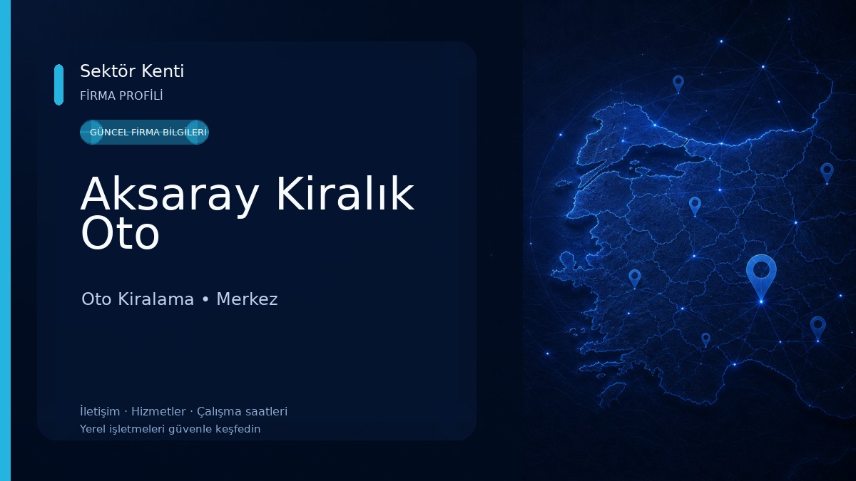 Aksaray Kiralık Oto