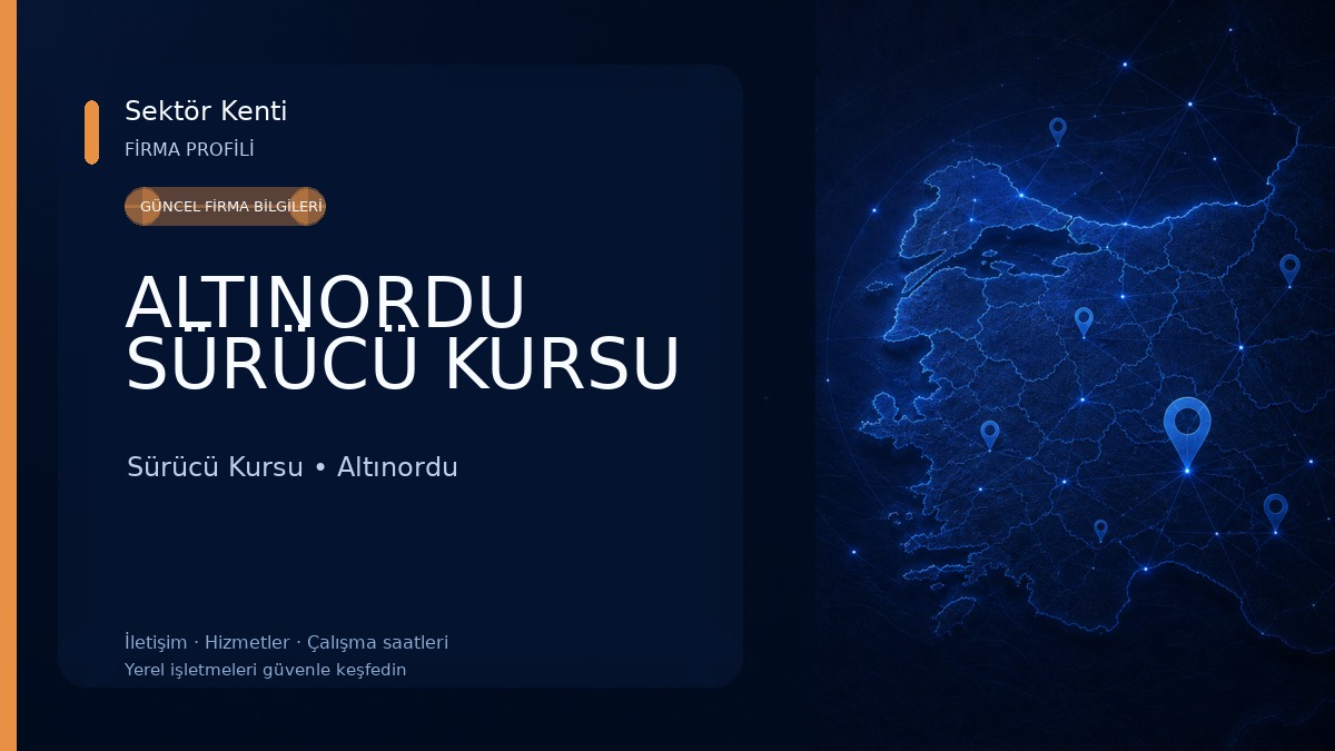 ALTINORDU SÜRÜCÜ KURSU 