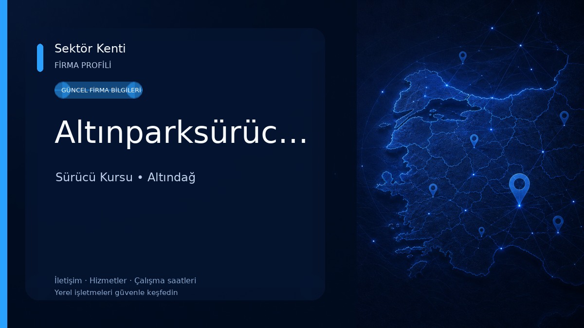 Altınparksürücükursu Sürücü Kursu