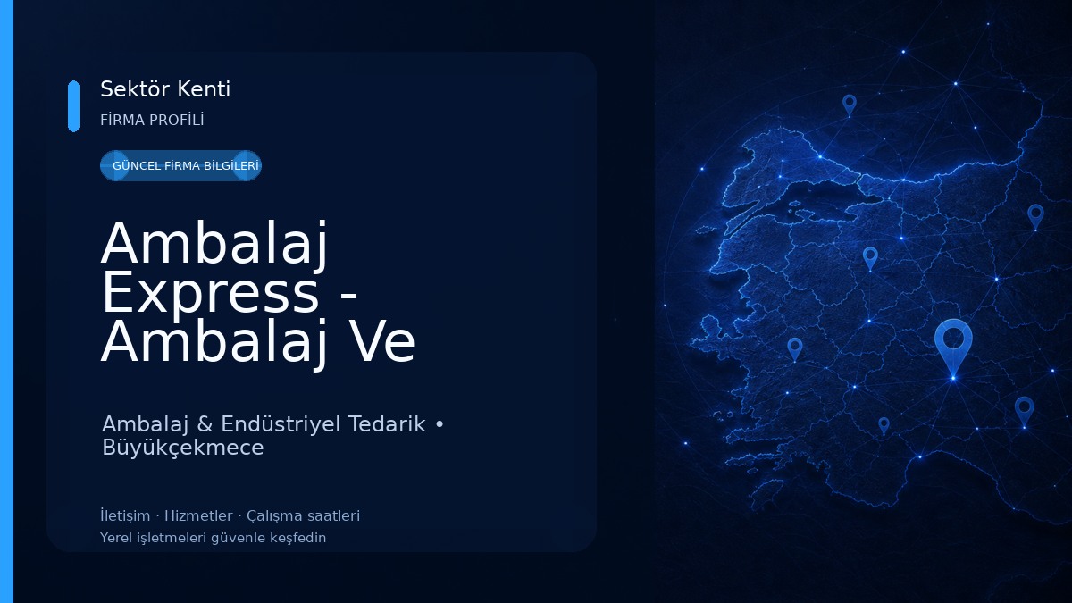 Ambalaj Express - Ambalaj Ve Temizlik Ürünleri Toptan Tedarik