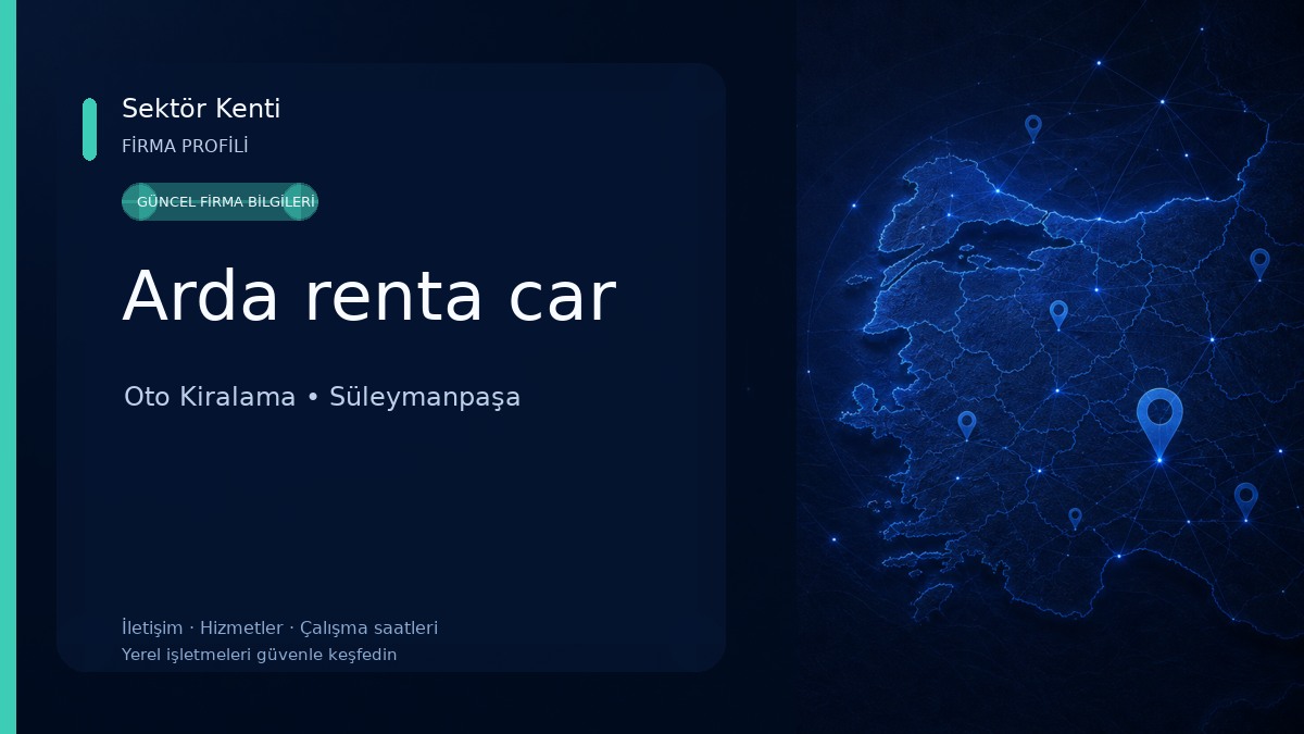 Arda renta car Oto Kiralama