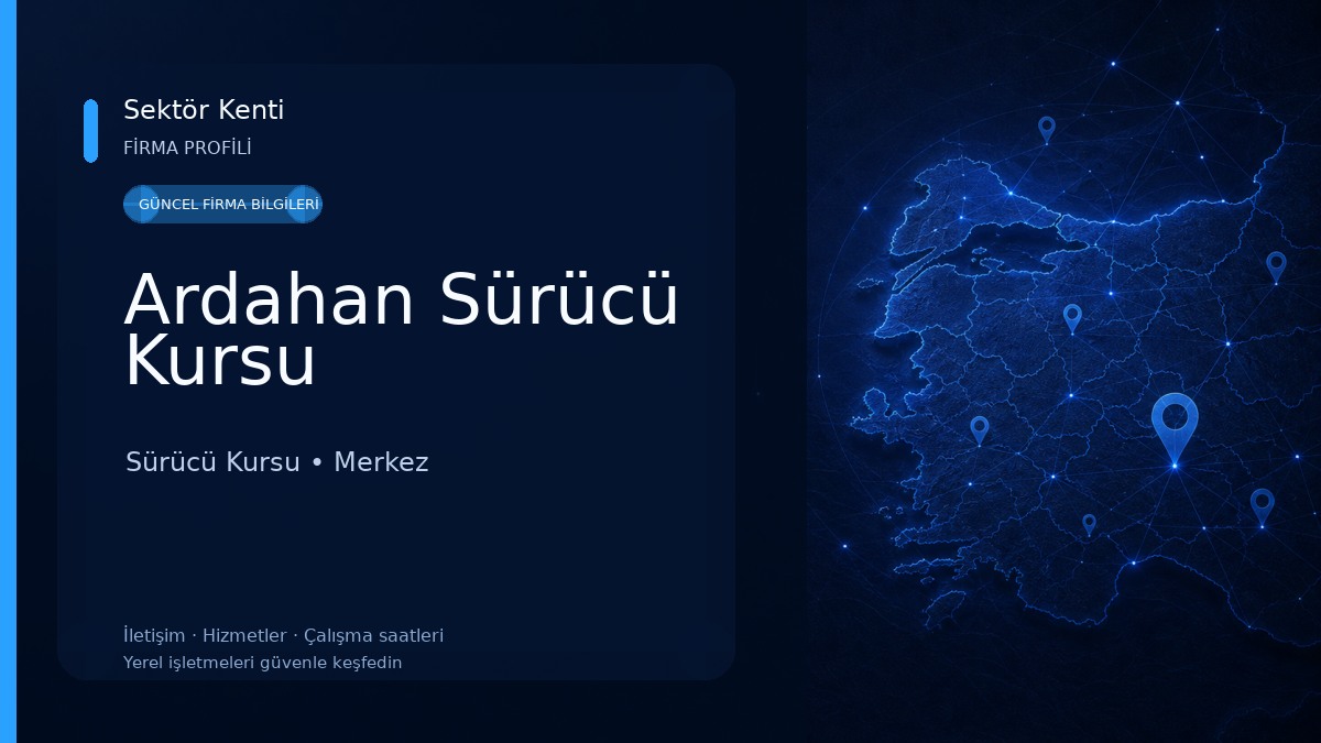 Ardahan Sürücü Kursu Sürücü Kursu