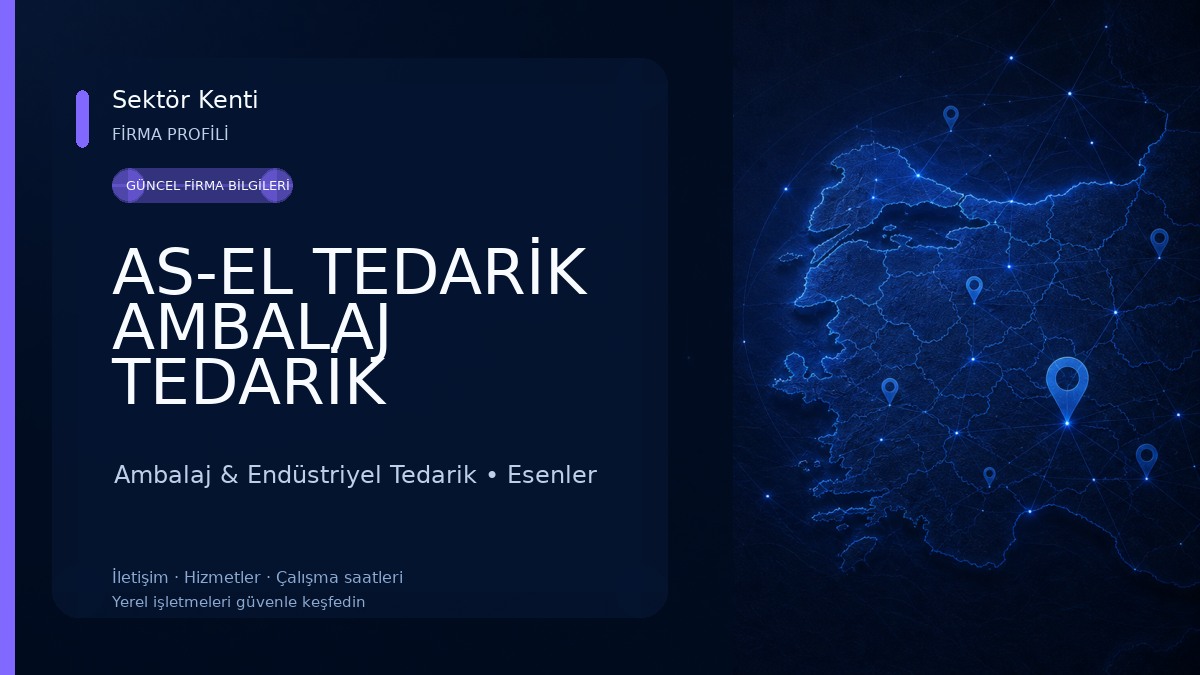 AS-EL TEDARİK AMBALAJ TEDARİK 