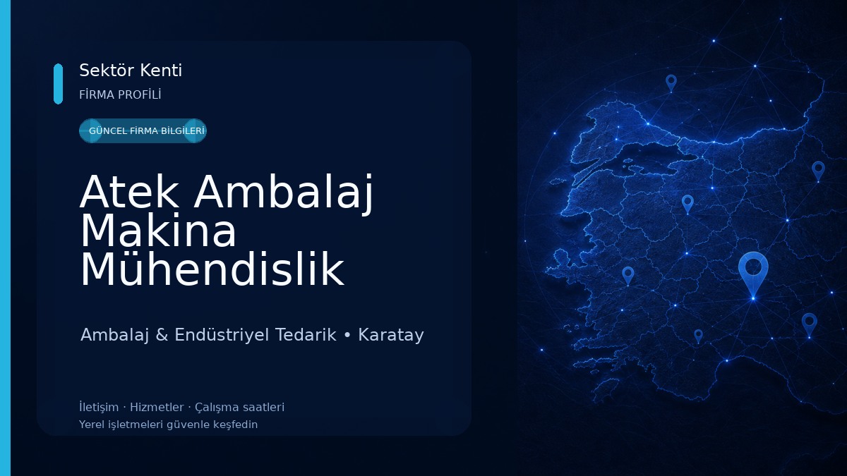 Atek Ambalaj Makina Mühendislik San. Tic. Ltd. Şti.