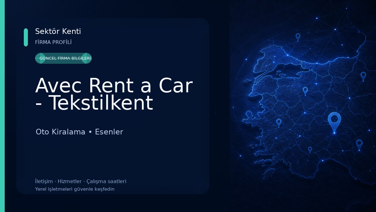 Avec Rent a Car - Tekstilkent Oto Kiralama