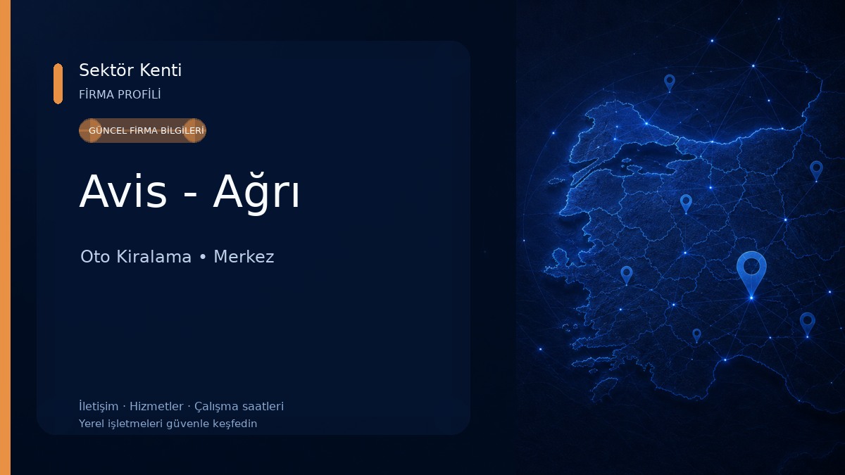 Avis - Ağrı Oto Kiralama