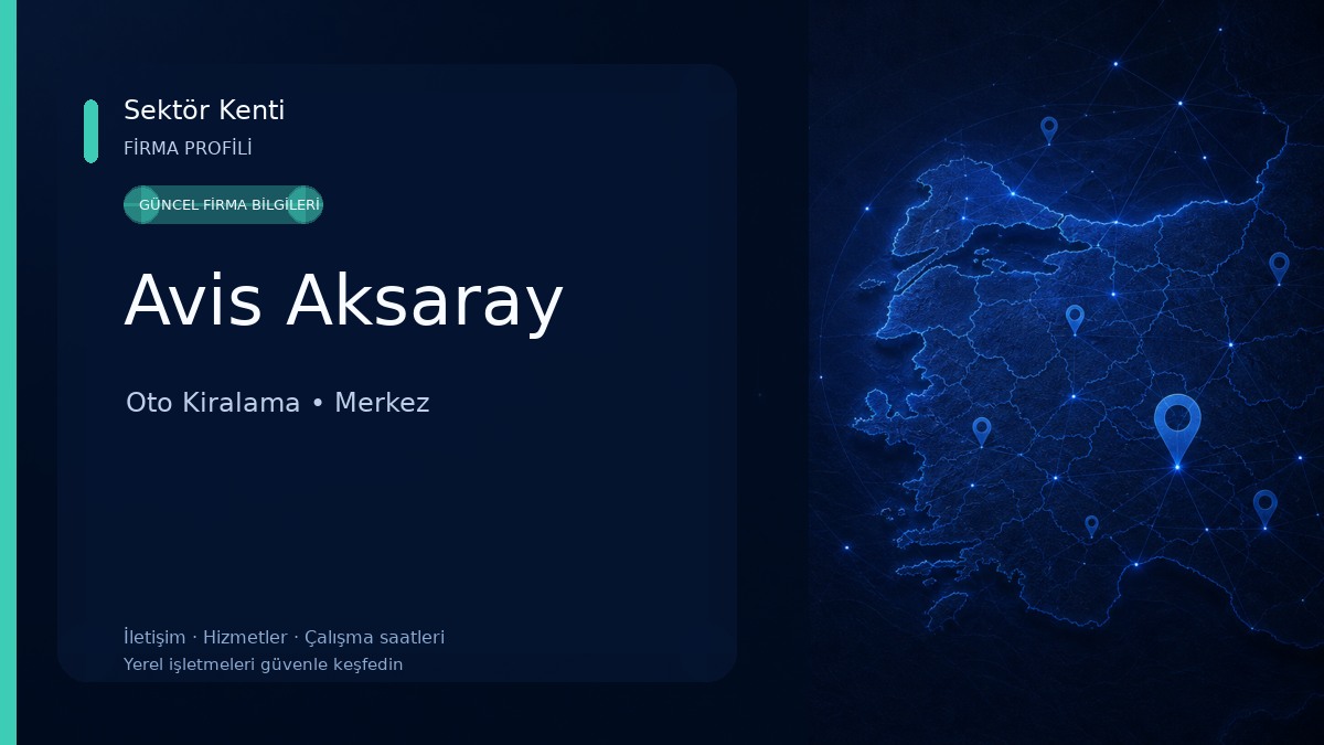 Avis Aksaray Oto Kiralama