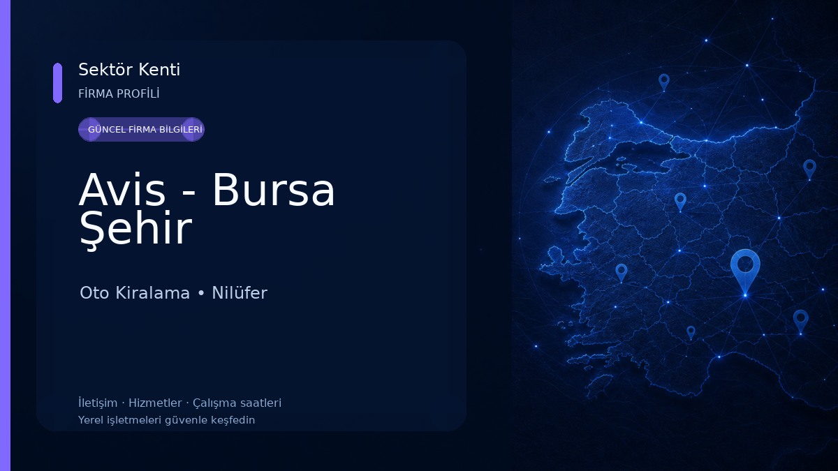 Avis - Bursa Şehir