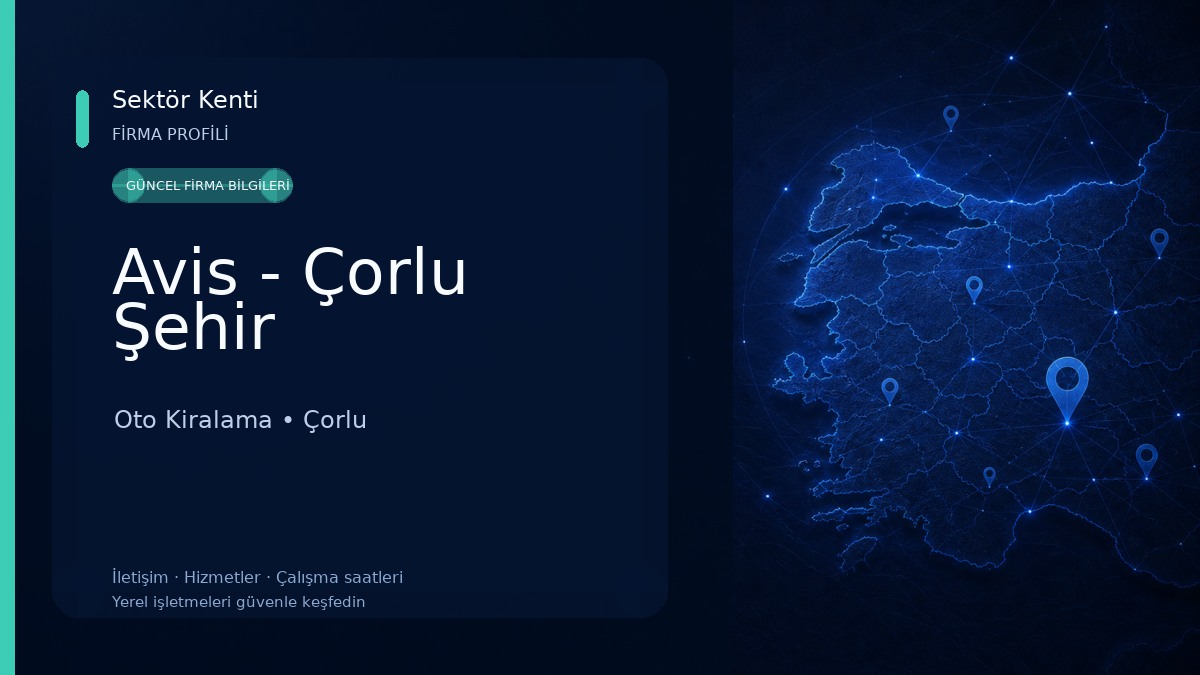 Avis - Çorlu Şehir Oto Kiralama