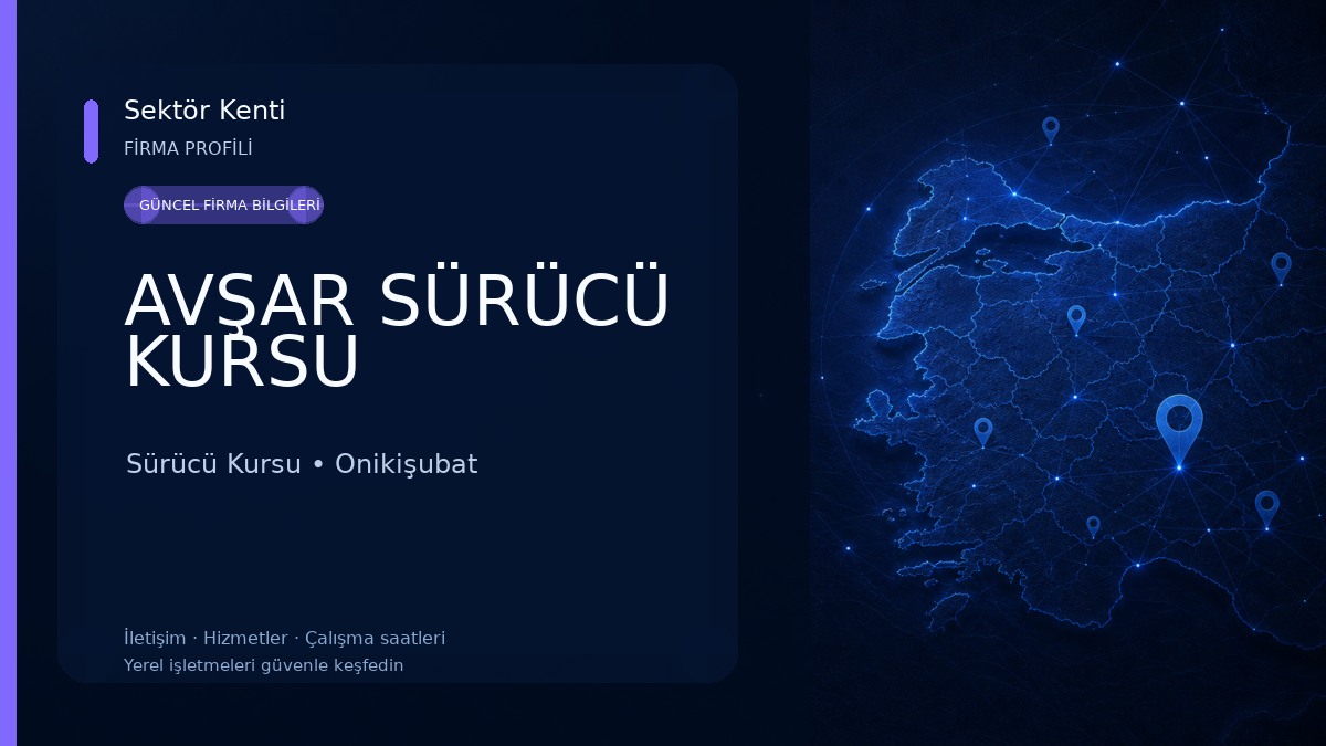 AVŞAR SÜRÜCÜ KURSU 