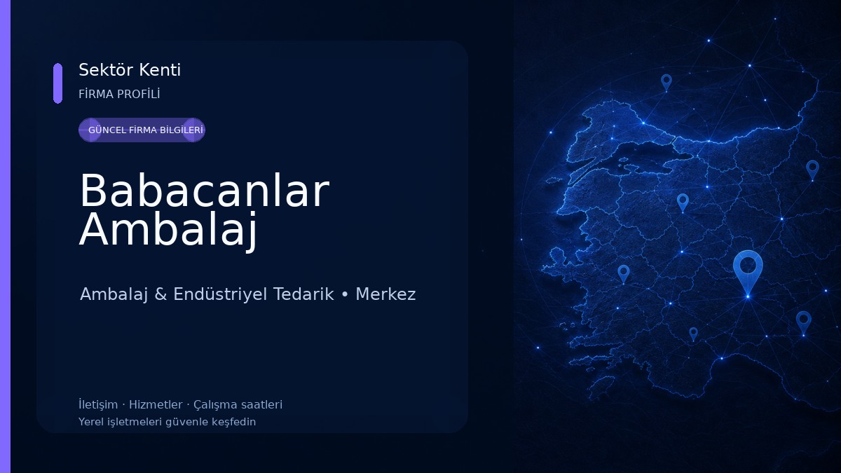 Babacanlar Ambalaj Ambalaj & Endüstriyel Tedarik
