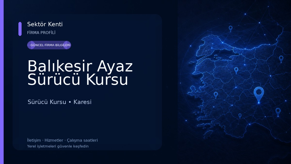 Balıkesir Ayaz Sürücü Kursu Sürücü Kursu