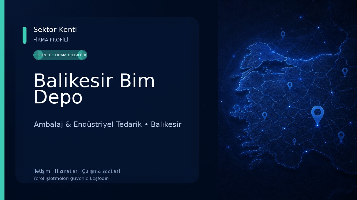 Balikesir Bim Depo Ambalaj & Endüstriyel Tedarik