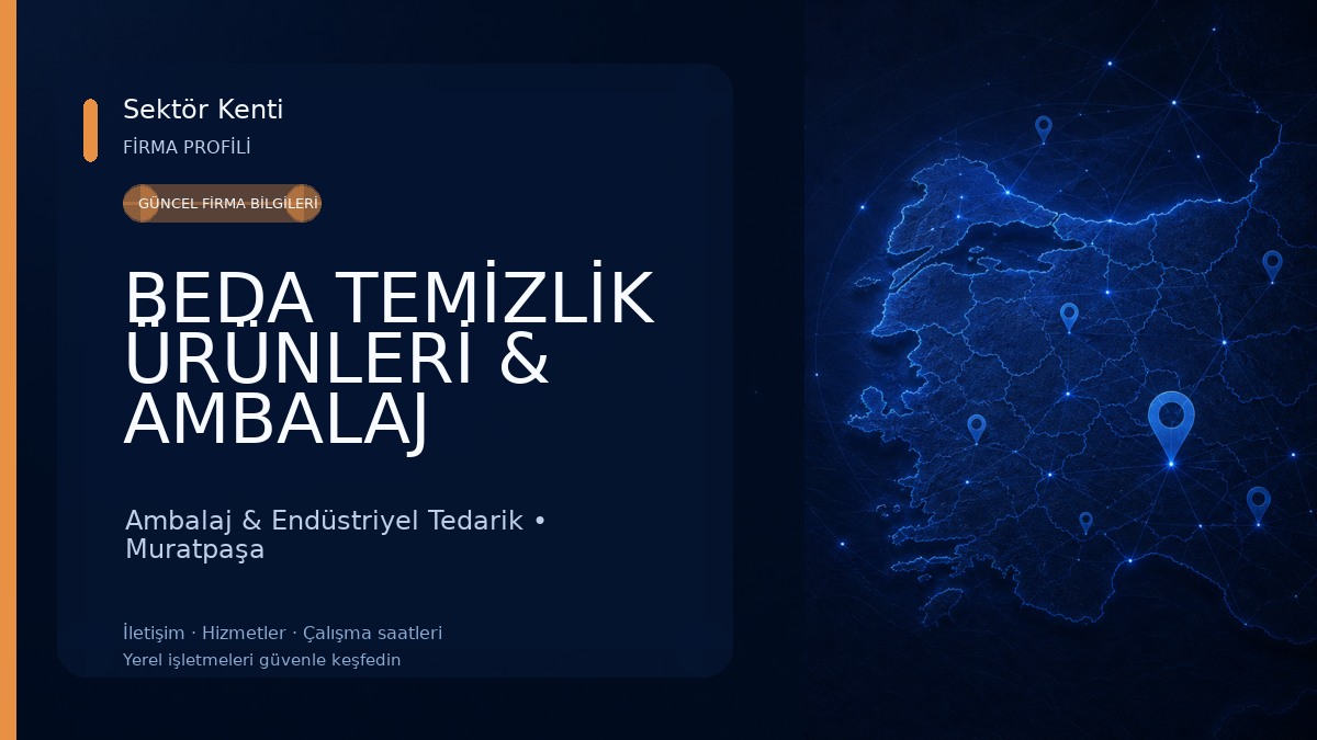 BEDA TEMİZLİK ÜRÜNLERİ & AMBALAJ 