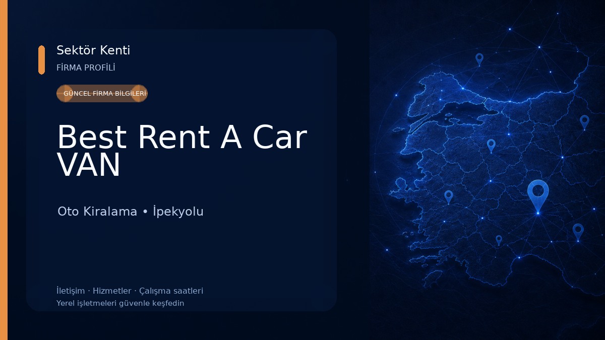 Best Rent A Car VAN Oto Kiralama