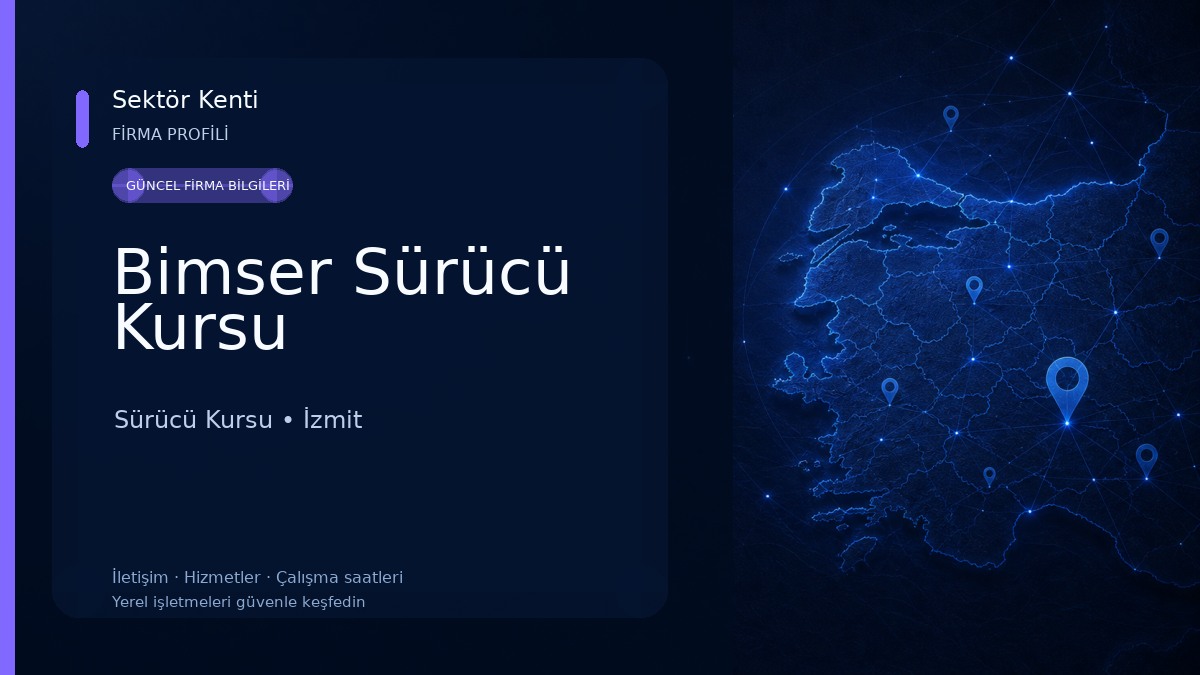 Bimser Sürücü Kursu Sürücü Kursu