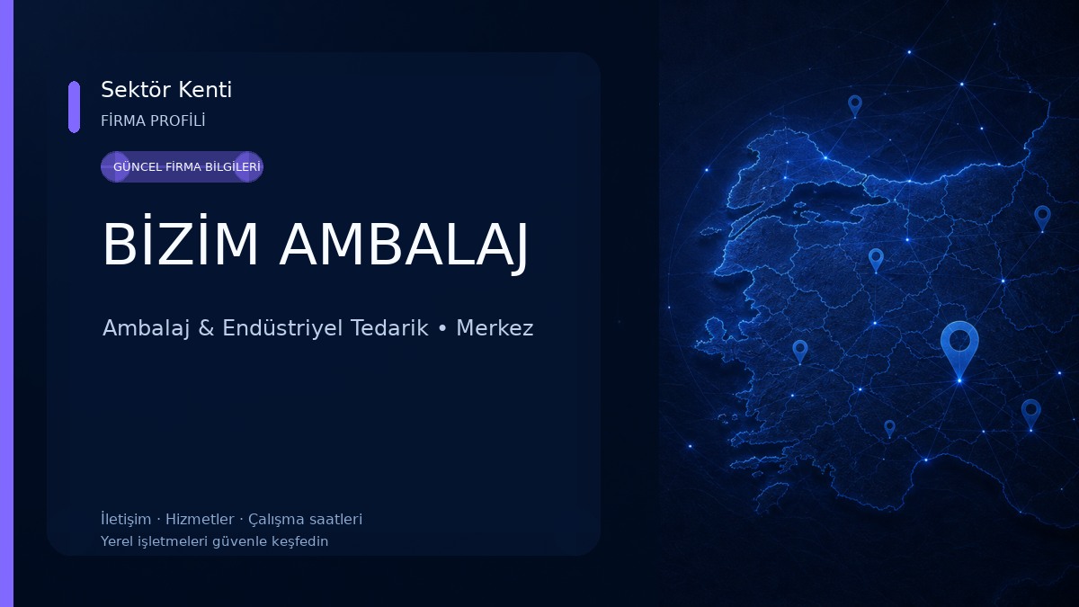 BİZİM AMBALAJ Ambalaj & Endüstriyel Tedarik