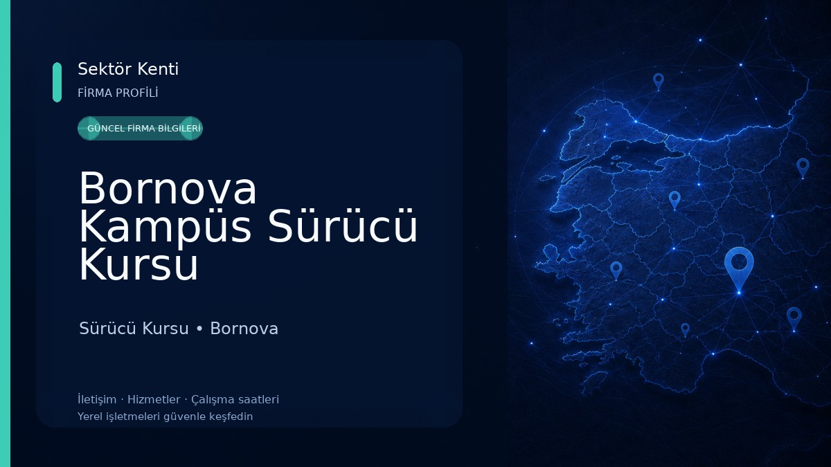 Bornova Kampüs Sürücü Kursu Sürücü Kursu