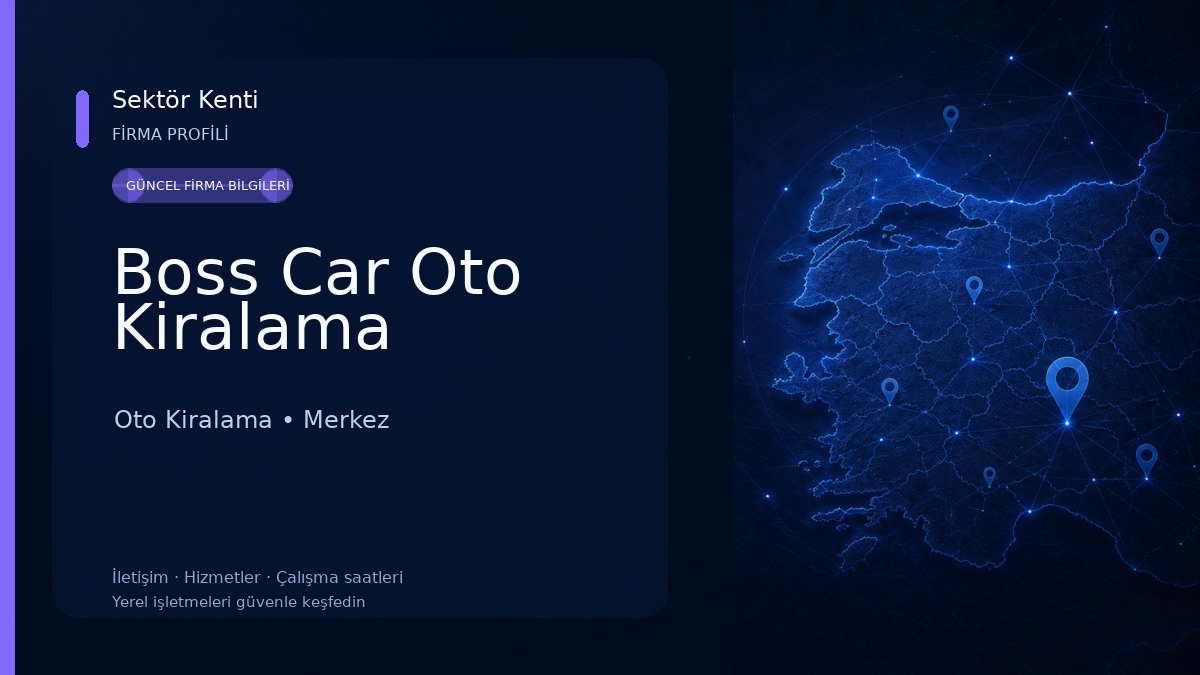 Boss Car Oto Kiralama 