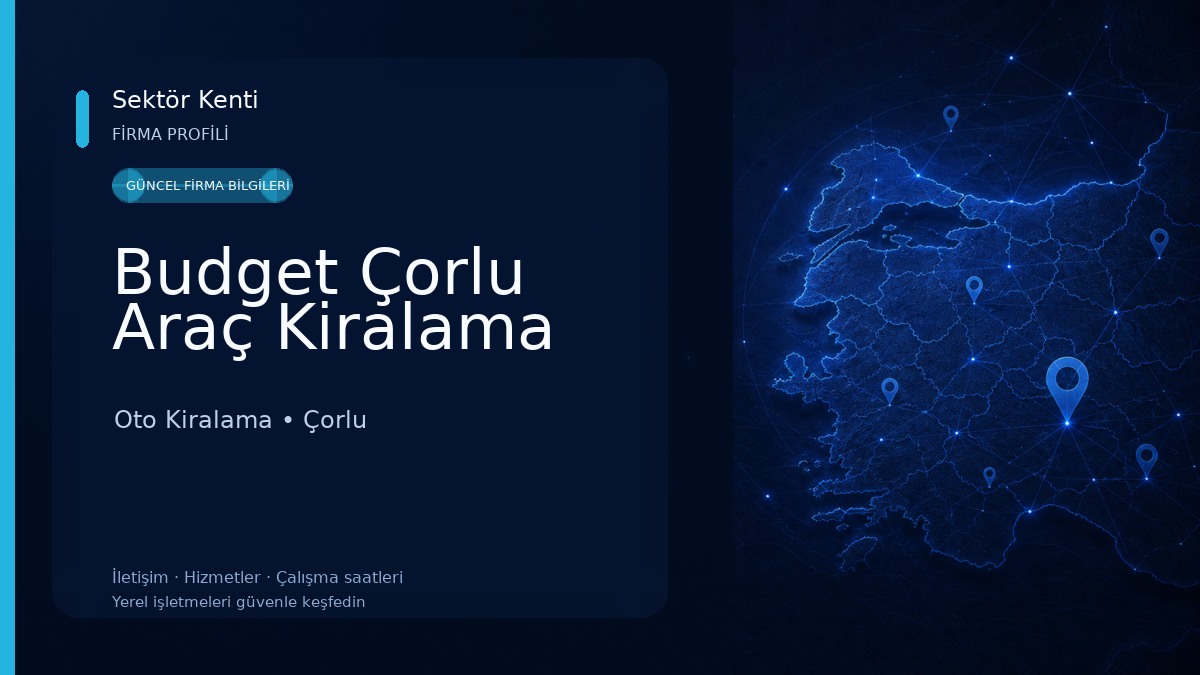 Budget Çorlu Araç Kiralama