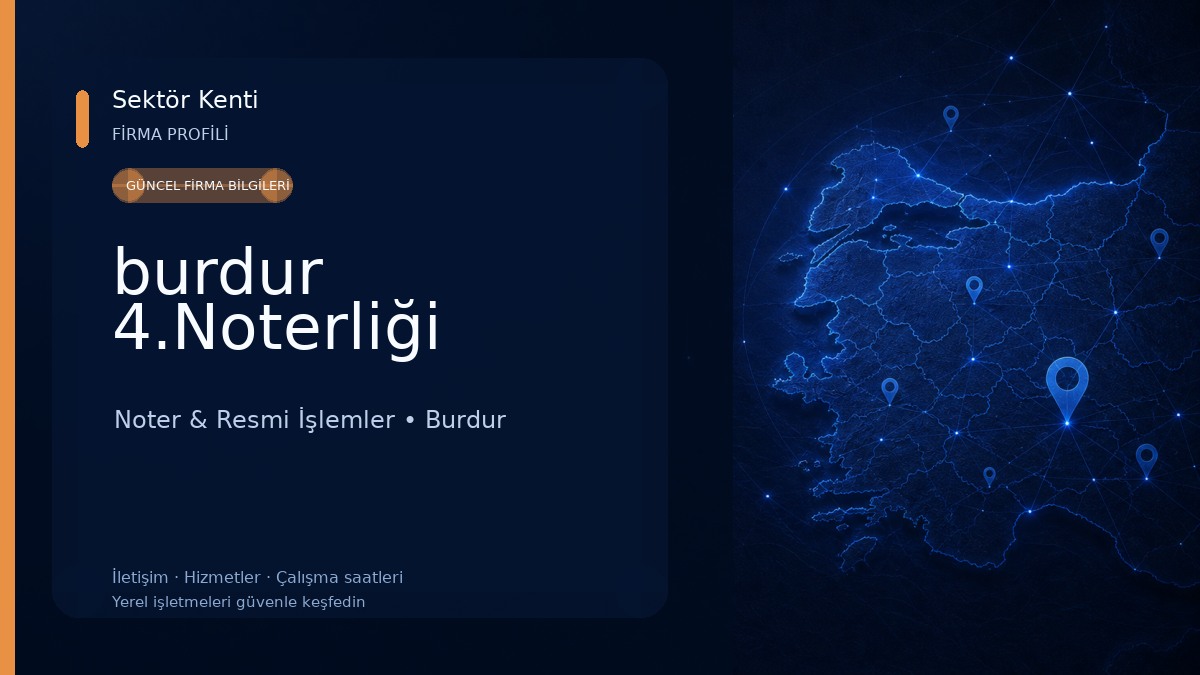 burdur 4.Noterliği