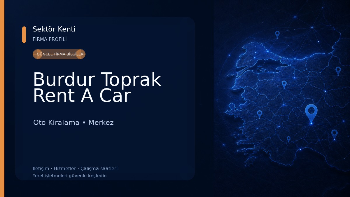 Burdur Toprak Rent A Car 