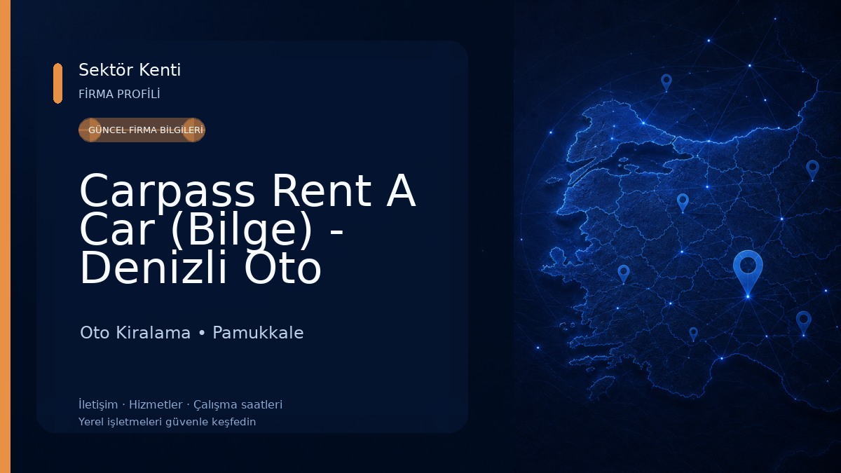 Carpass Rent A Car (Bilge) - Denizli Oto Kiralama Hizmetleri