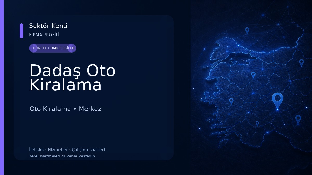 Dadaş Oto Kiralama Oto Kiralama