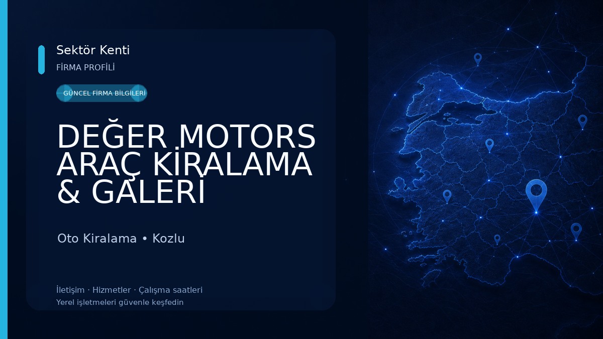 DEĞER MOTORS ARAÇ KİRALAMA & GALERİ Oto Kiralama