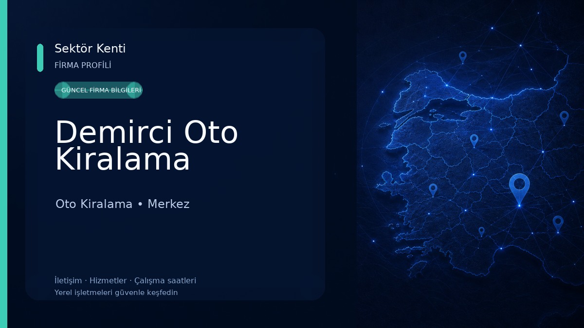 Demirci Oto Kiralama Oto Kiralama