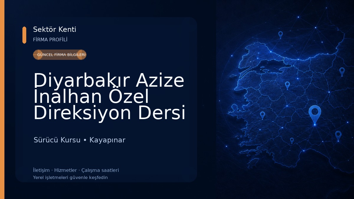 Diyarbakır Azize İnalhan Özel Direksiyon Dersi Bay &Bayan & Direksiyon Sınavına Hazırlık & Güvenli Sürüş Sürücü Kursu