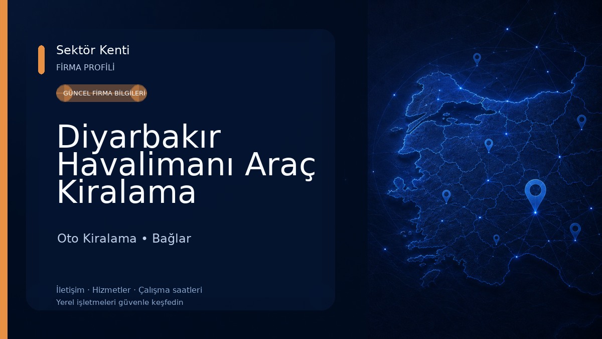 Diyarbakır Havalimanı Araç Kiralama