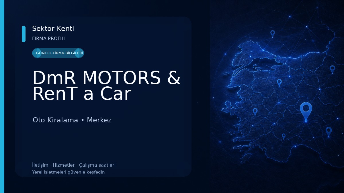 DmR MOTORS & RenT a Car Oto Kiralama