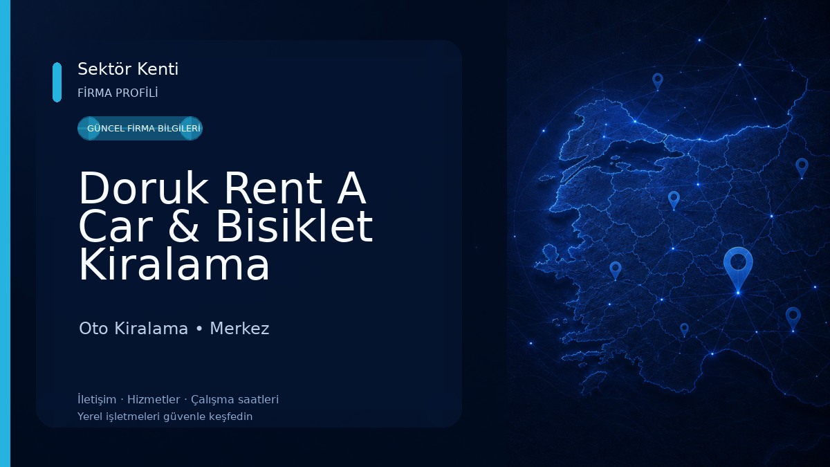Doruk Rent A Car & Bisiklet Kiralama Oto Kiralama