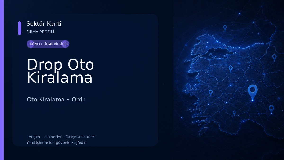 Drop Oto Kiralama