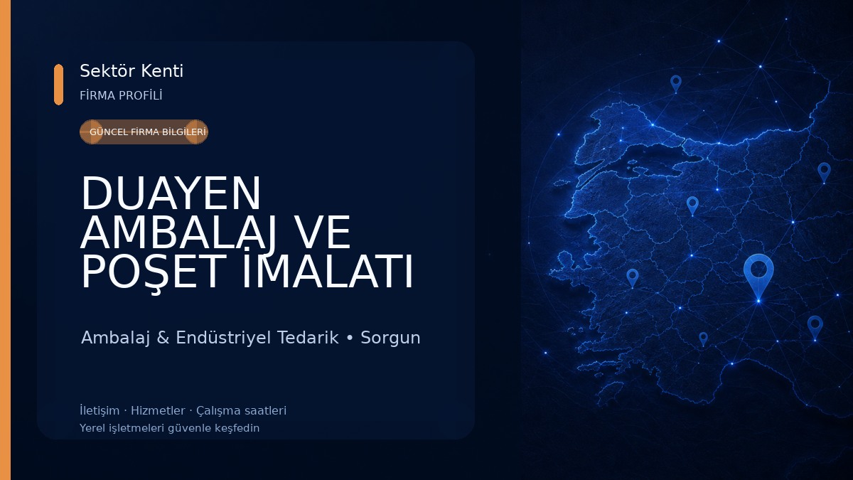 DUAYEN AMBALAJ VE POŞET İMALATI Ambalaj & Endüstriyel Tedarik