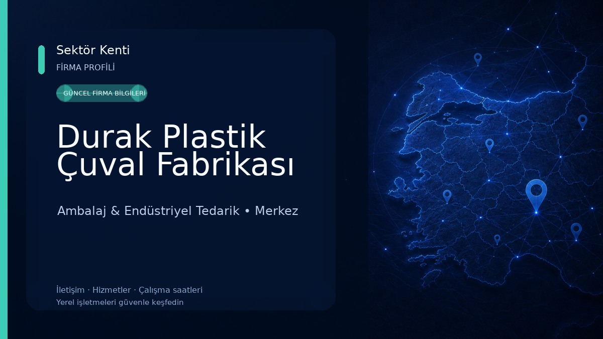 Durak Plastik Çuval Fabrikası 