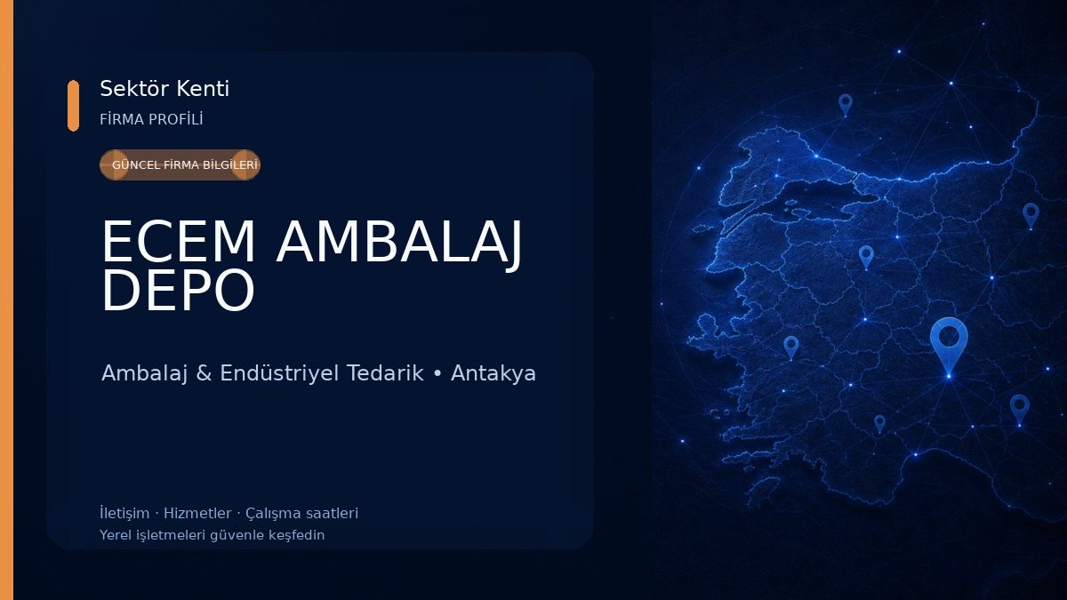 ECEM AMBALAJ DEPO Ambalaj & Endüstriyel Tedarik