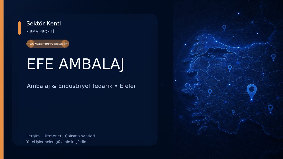EFE AMBALAJ Ambalaj & Endüstriyel Tedarik