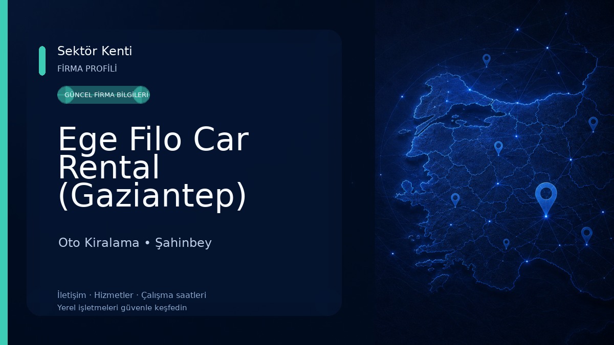Ege Filo Car Rental (Gaziantep) Oto Kiralama